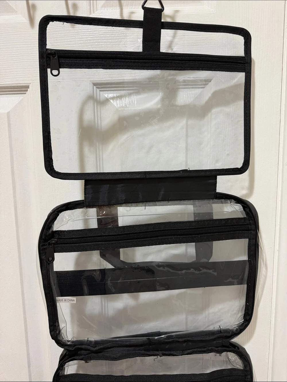NEW in Bag Clear Hanging Organizer - Black | Home Travel Storage